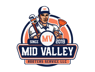 Mid Valley Rooters Service LLC logo design by logy_d