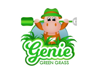 Green Grass Genie logo design by Yogienugr
