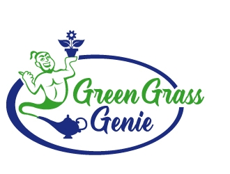 Green Grass Genie logo design by PMG