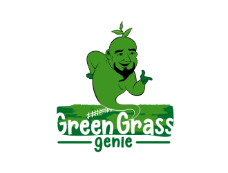 Green Grass Genie logo design by nandoxraf