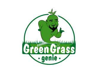 Green Grass Genie logo design by nandoxraf