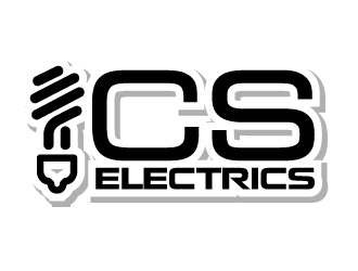 CS Electrics logo design by nexgen
