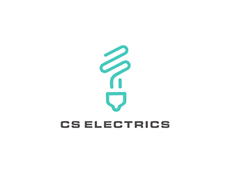 CS Electrics logo design by blackcane