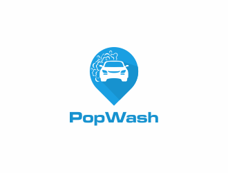 PopWash logo design by hopee