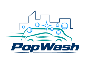 PopWash logo design by Coolwanz
