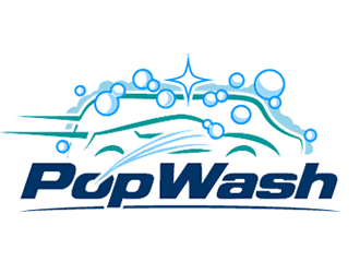 PopWash logo design by Coolwanz