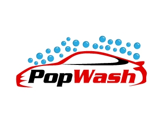 PopWash logo design by karjen