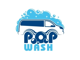 PopWash logo design by alfais
