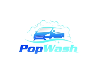 PopWash logo design by Project48