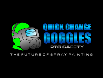 (COMPANY NAME IS PTQ SAFETY )   QUICK CHANGE GOGGLES logo design by beejo