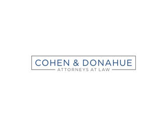 Cohen & Donahue Attorneys at Law logo design by johana