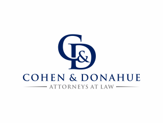 Cohen & Donahue Attorneys at Law logo design by hidro