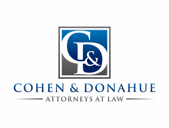 Cohen & Donahue Attorneys at Law logo design by hidro