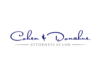 Cohen & Donahue Attorneys at Law logo design by cintoko
