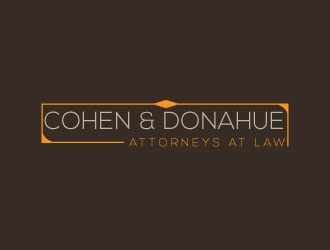 Cohen & Donahue Attorneys at Law logo design by adwebicon