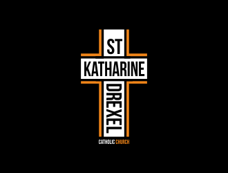 St Katharine Drexel Catholic Church logo design by AisRafa