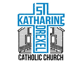 St Katharine Drexel Catholic Church logo design by CreativeMania