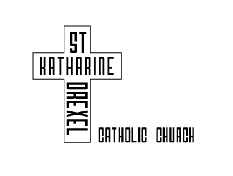 St Katharine Drexel Catholic Church logo design by mppal