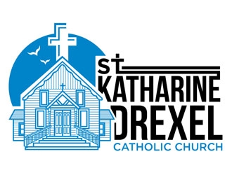 St Katharine Drexel Catholic Church logo design by CreativeMania