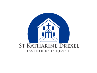 St Katharine Drexel Catholic Church logo design by justin_ezra