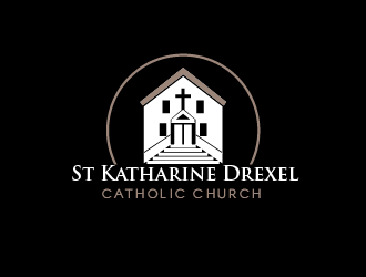 St Katharine Drexel Catholic Church logo design by justin_ezra