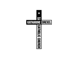 St Katharine Drexel Catholic Church logo design by cikiyunn