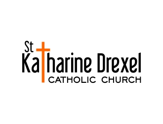 St Katharine Drexel Catholic Church logo design by cikiyunn