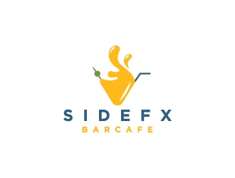 SIDEFX barcafe logo design by Erasedink