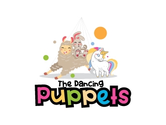 The Dancing Puppets  logo design by mawanmalvin