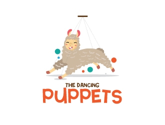 The Dancing Puppets  logo design by mawanmalvin