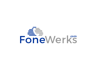 FoneWerks.com logo design by SOLARFLARE