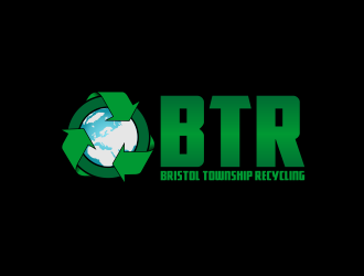 BTR bristol township recycling logo design by Kruger
