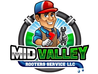Mid Valley Rooters Service LLC logo design by Suvendu
