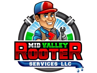 Mid Valley Rooters Service LLC logo design by Suvendu