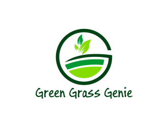 Green Grass Genie logo design by Gwerth