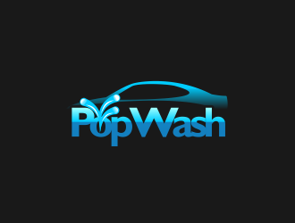 PopWash logo design by xbrand