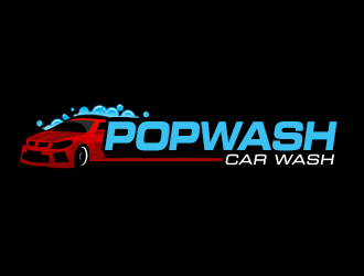 PopWash logo design by kunejo