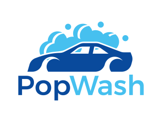 PopWash logo design by graphicstar