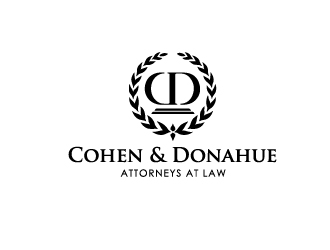 Cohen & Donahue Attorneys at Law logo design by Marianne