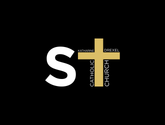 St Katharine Drexel Catholic Church logo design by KaySa