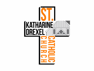St Katharine Drexel Catholic Church logo design by agus