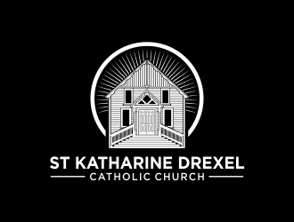 St Katharine Drexel Catholic Church logo design by jm77788
