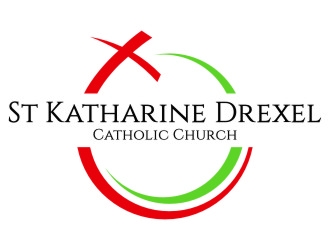 St Katharine Drexel Catholic Church logo design by jetzu