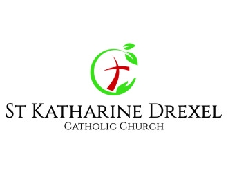 St Katharine Drexel Catholic Church logo design by jetzu