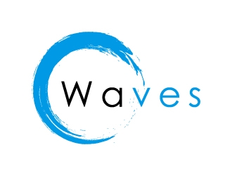Waves logo design by BrainStorming
