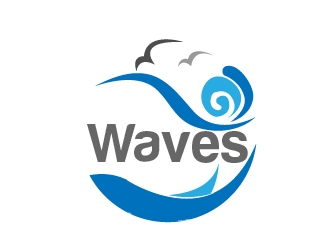 Waves logo design by ruthracam