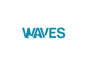Waves logo design by Barkah