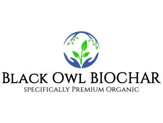 Black Owl BIOCHAR  specifically Premium Organic logo design by jetzu