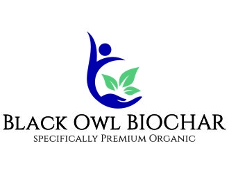 Black Owl BIOCHAR  specifically Premium Organic logo design by jetzu