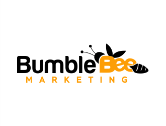 Bumblebee Marketing logo design by Gwerth
